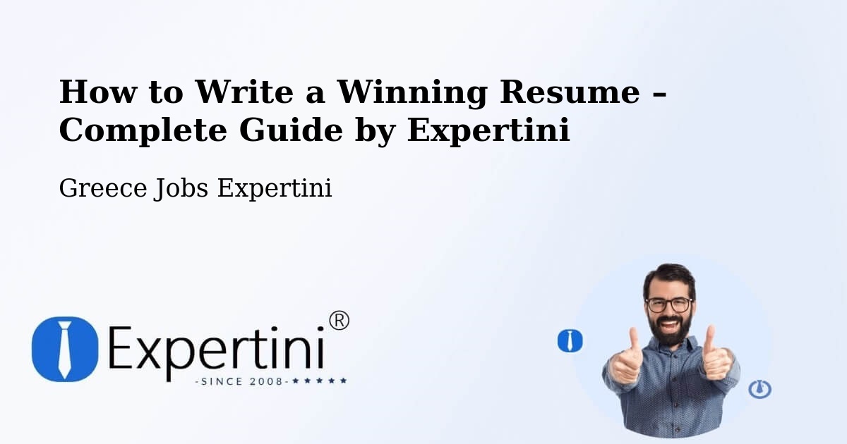 Resume Writing Guide for Job Seekers – Kréstena - Kréstena, Greece Jobs Expertini